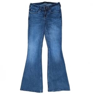 Y2K Vintage Low Rise Flare Jeans by Hollister Medium Wash - Size 0/Reg 25"